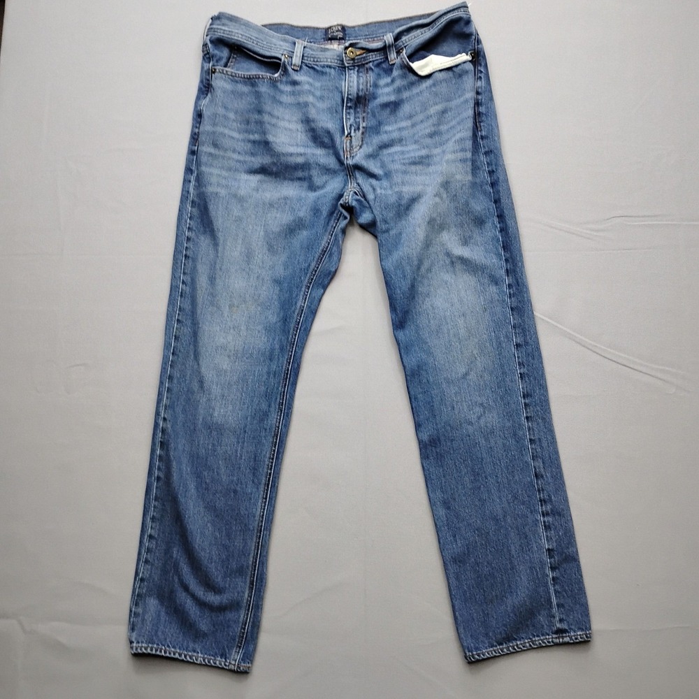 J.Crew The Sutton Straight Leg Jeans Mens 36x32 Blue Medium Wash Denim C9889